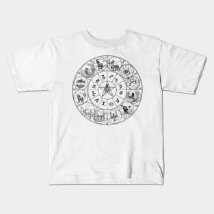 zodiac diagram Kids T-Shirt